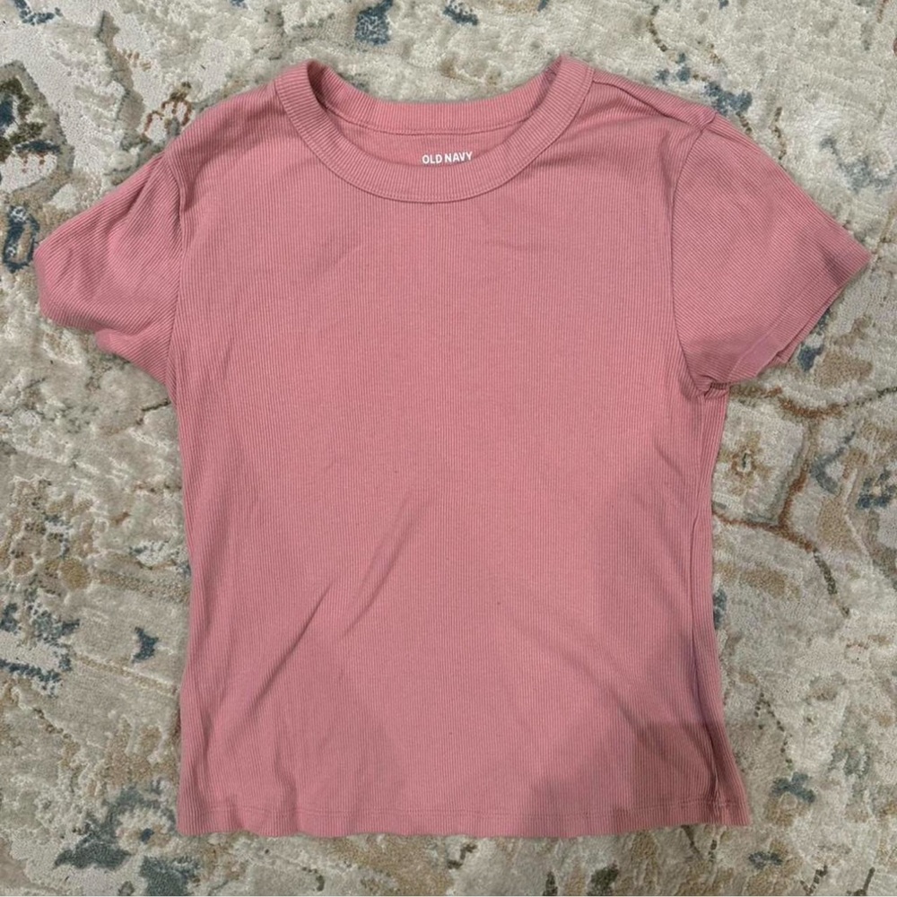 Old Navy women’s Dusty Rose Short Sleeve Tee